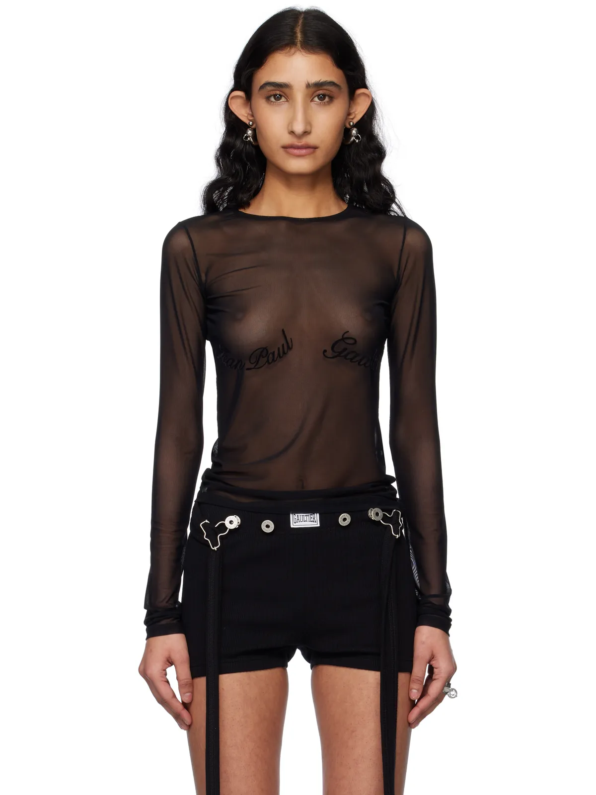 Jean Paul Gaultier The Jean Paul Gaultier Flocked トップス - 画像1