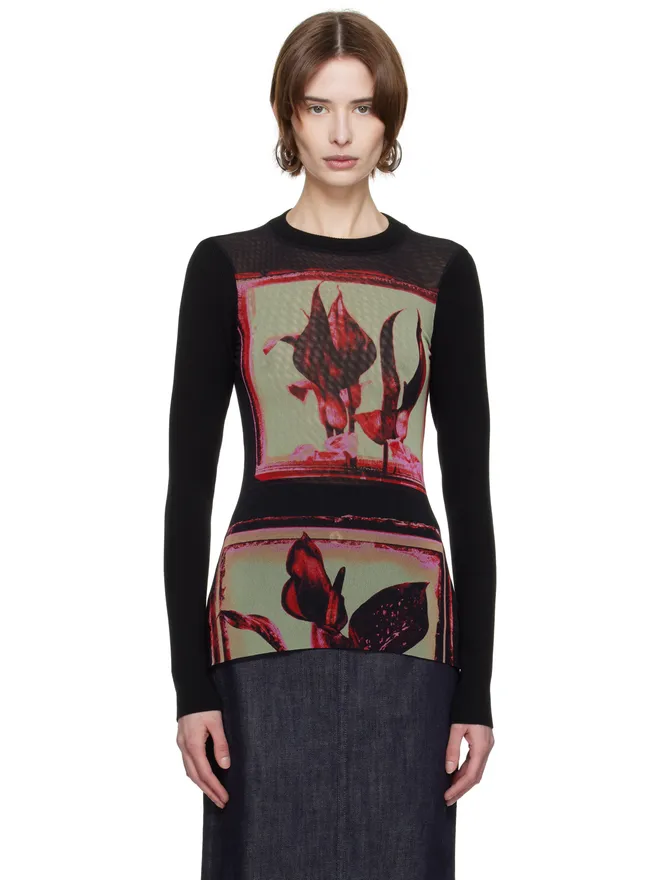 Jean Paul Gaultier Jean Paul Gaultier Flowers Cadres トップスの商品画像