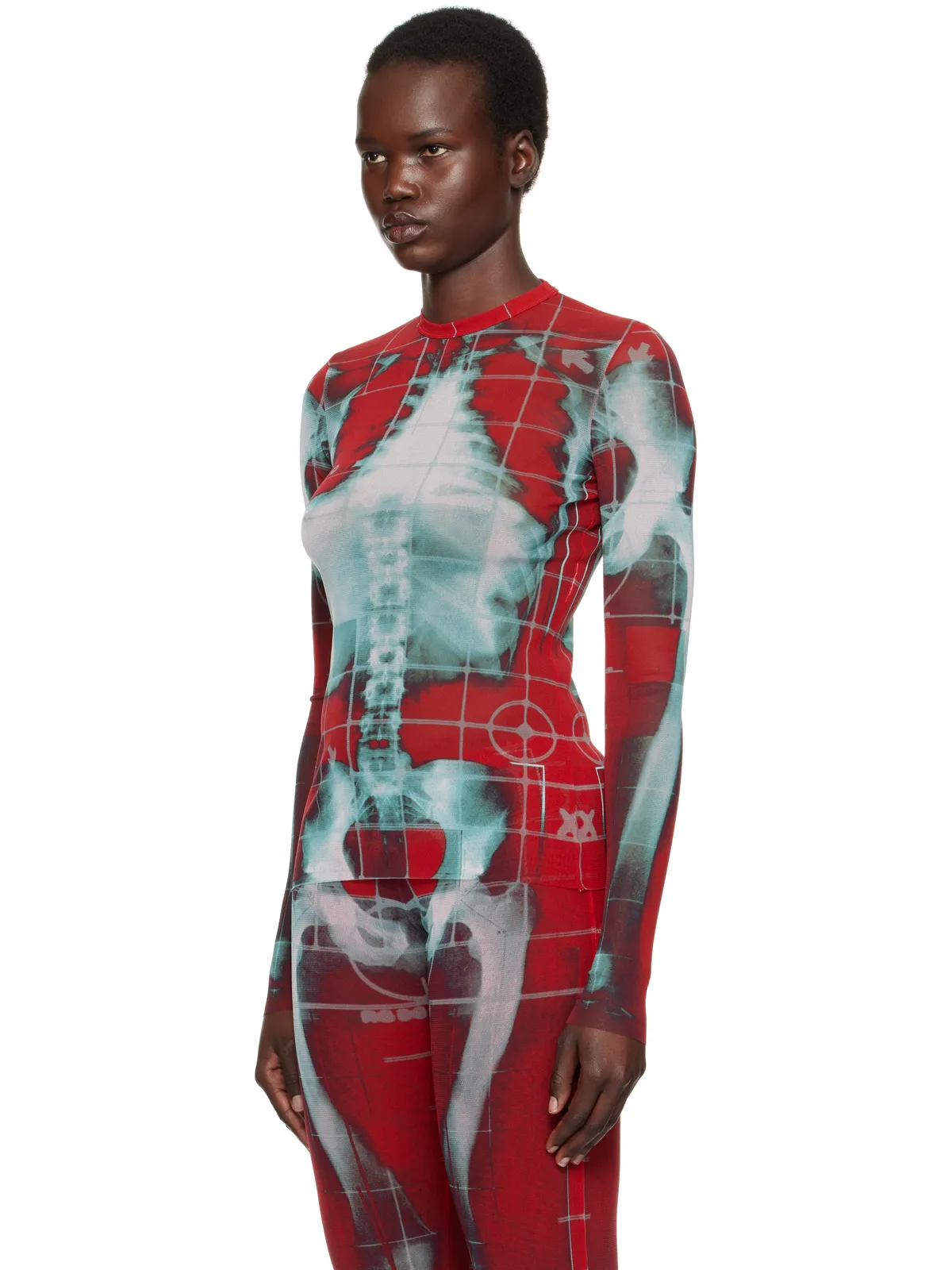 Jean Paul Gaultier SSENSE限定 The Red Squeletor トップス - 画像4