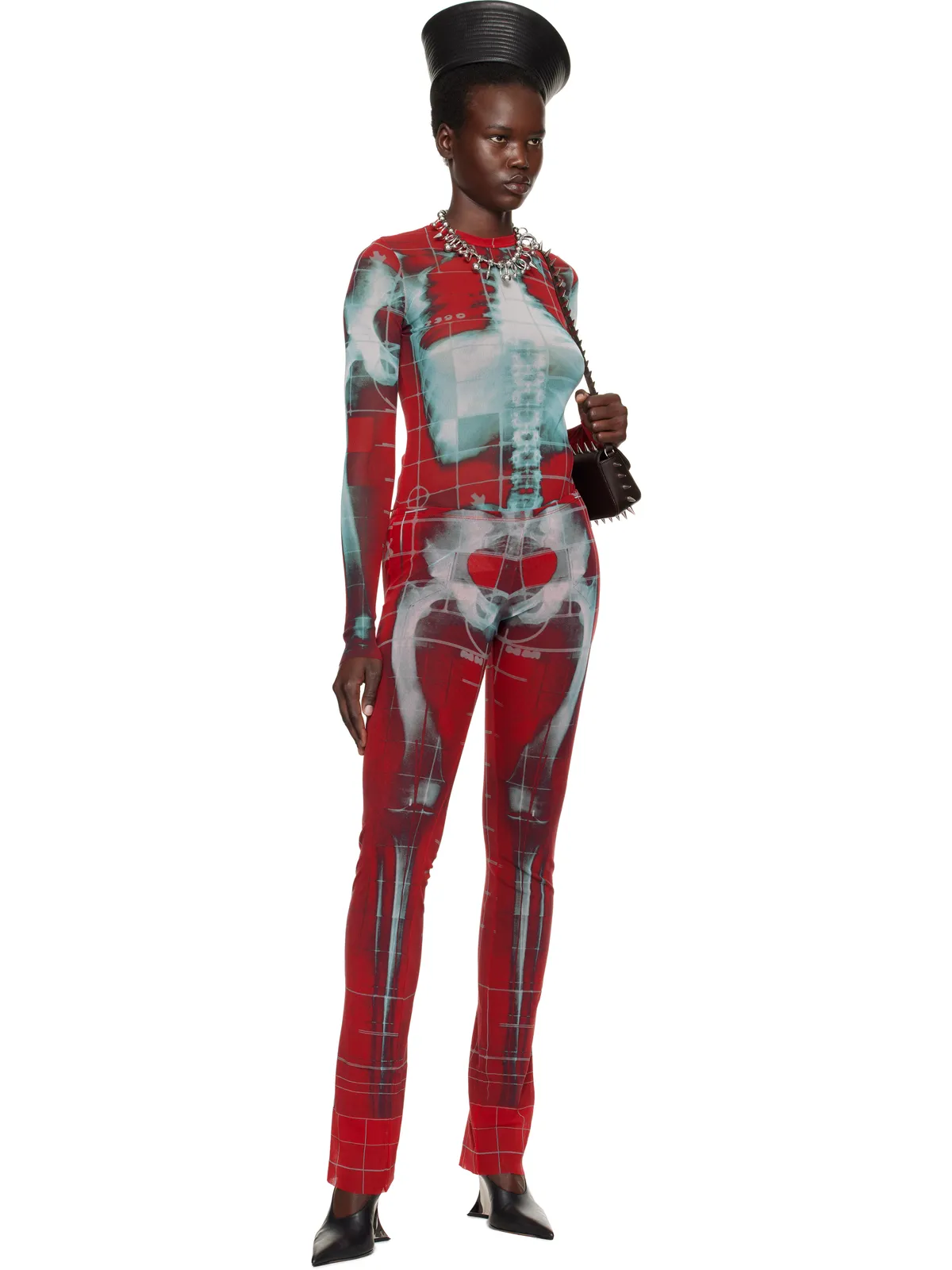 Jean Paul Gaultier SSENSE限定 The Red Squeletor トップス - 画像5
