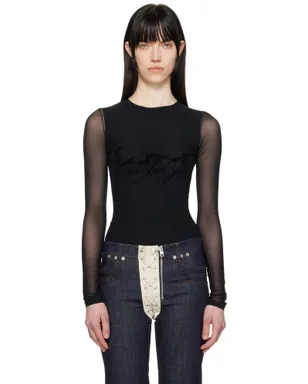 Jean Paul Gaultier 'The Flocked Tattoo Ruban' トップス - サムネイル1