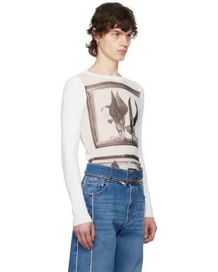 Jean Paul Gaultier Flowers Cadres トップス - サムネイル2