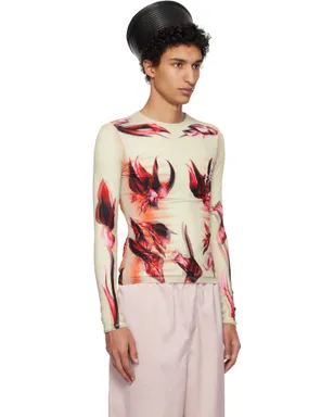 Jean Paul Gaultier Flower Body Morphing Tシャツ - サムネイル2