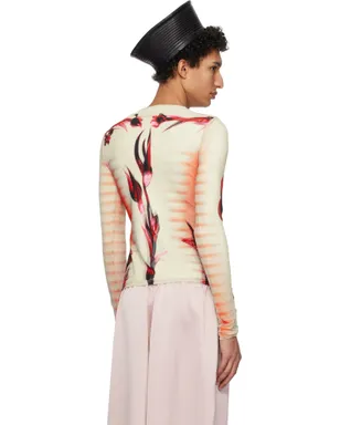 Jean Paul Gaultier Flower Body Morphing Tシャツ - サムネイル3