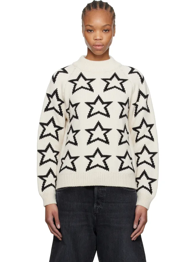 RE/DONE RE/DONE Star モックネック セーターの商品画像