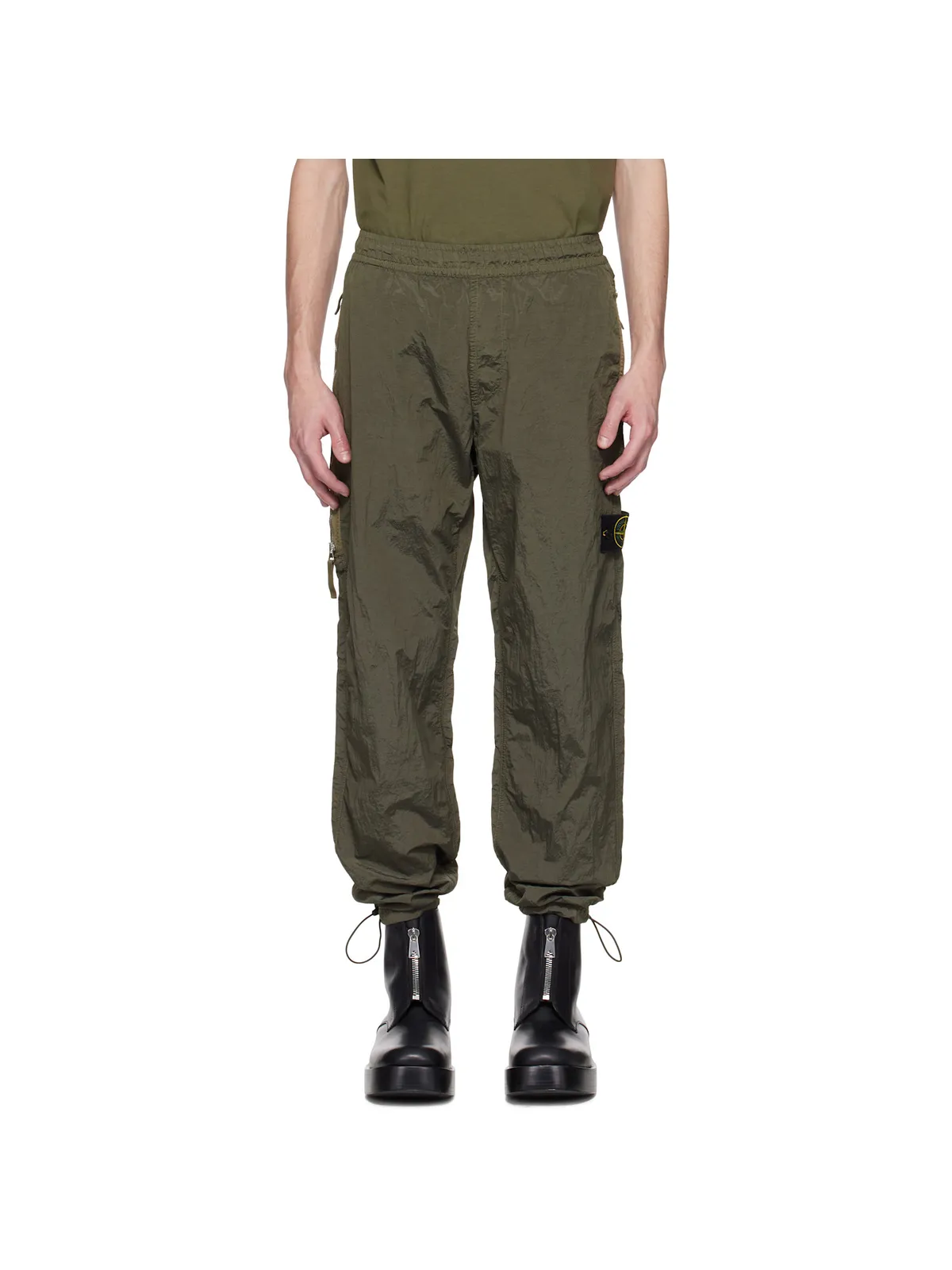 Stone Island Nylon Metal Econyl スウェットパンツ - 画像1