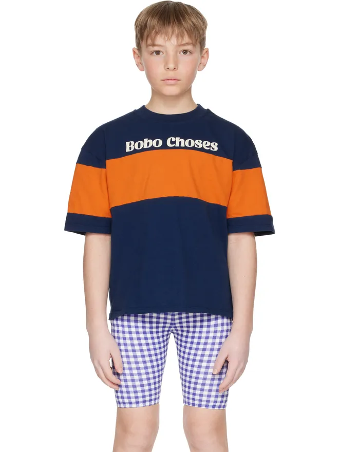 Bobo Choses Bobo Choses キッズ｜ 'Bobo Choses' カラーブロック Tシャツの商品画像