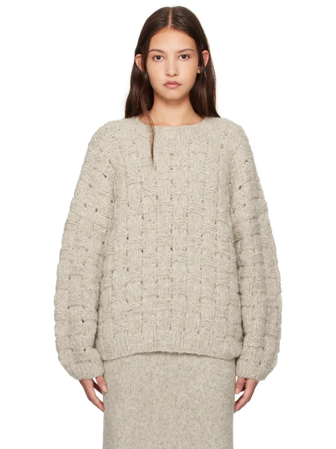 Lauren Manoogian Lauren Manoogian Interlace ハンドニット セーターの商品画像