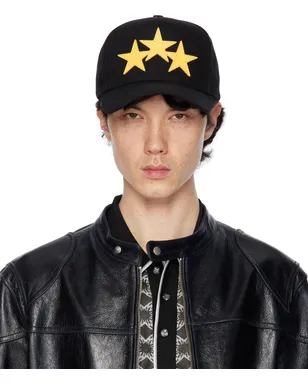 AMIRI 3 Star キャンバス キャップ - サムネイル1