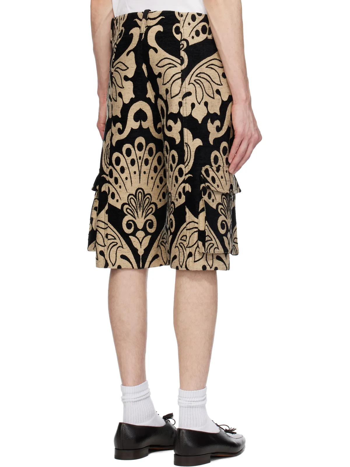 Anna Sui Beardsley Tapestry カーゴショートパンツ - 画像3