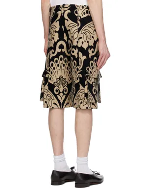 Anna Sui Beardsley Tapestry カーゴショートパンツ - サムネイル3
