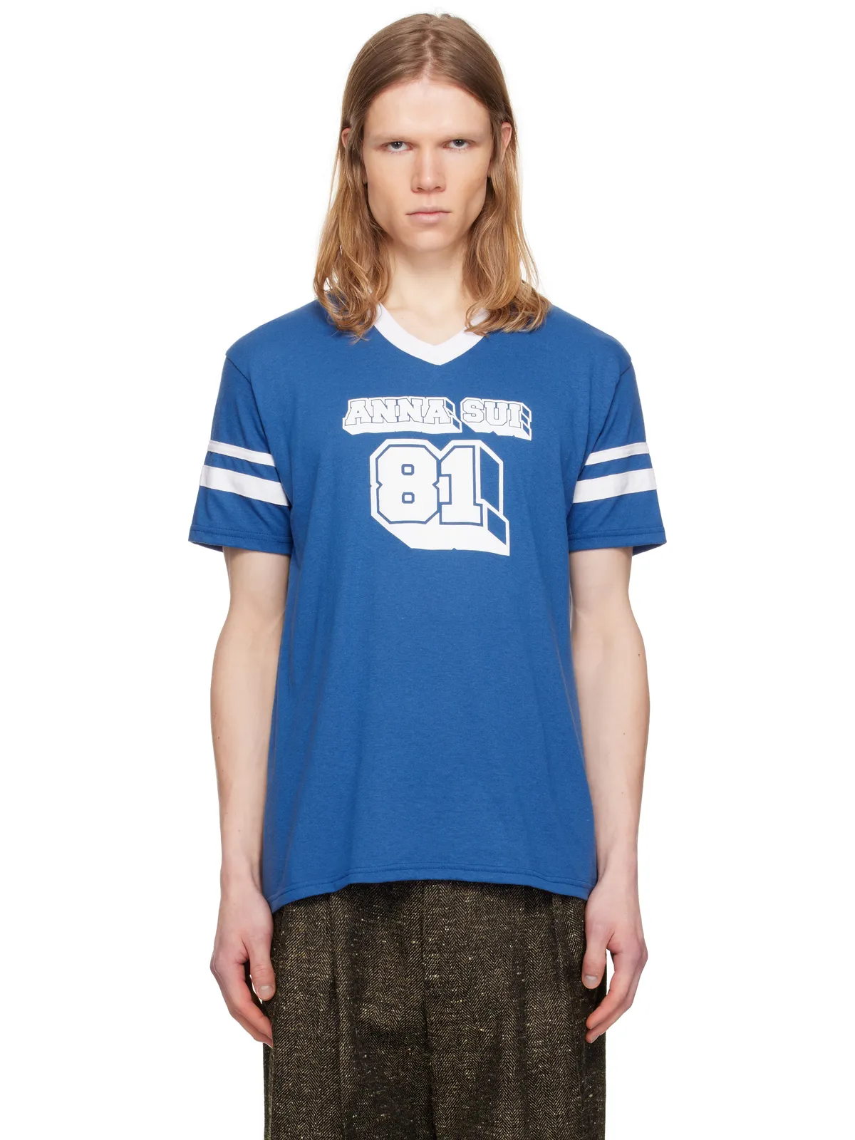 Anna Sui 'Anna Sui' ロゴ Tシャツ - 画像1