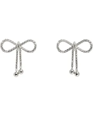 Blumarine シルバー Bows ピアス - サムネイル1