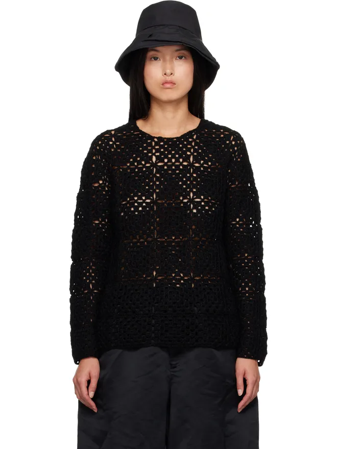 Black Comme des Garçons Black Comme des Garçons クロシェ プルオーバーの商品画像
