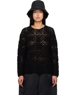 Black Comme des Garçons クロシェ プルオーバー - サムネイル1