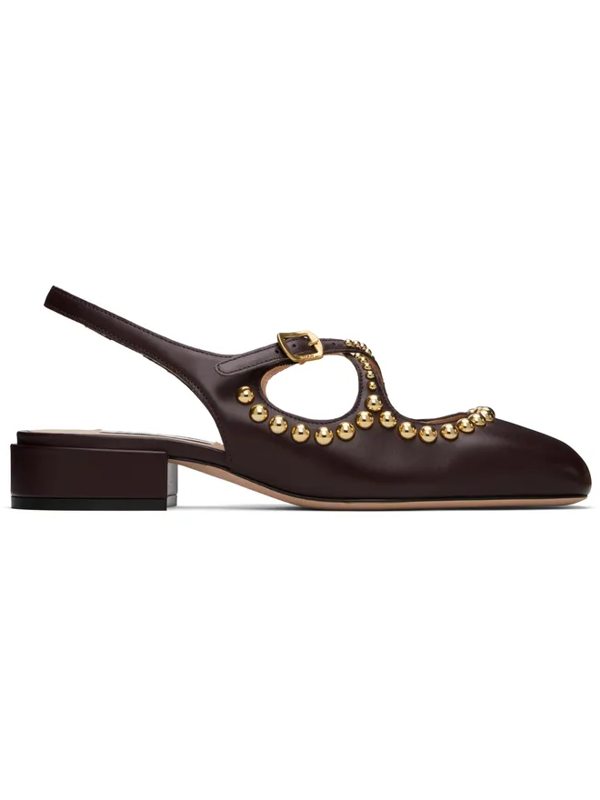 Bally Bally ブラウン Ballyrina スリングバックヒールの商品画像