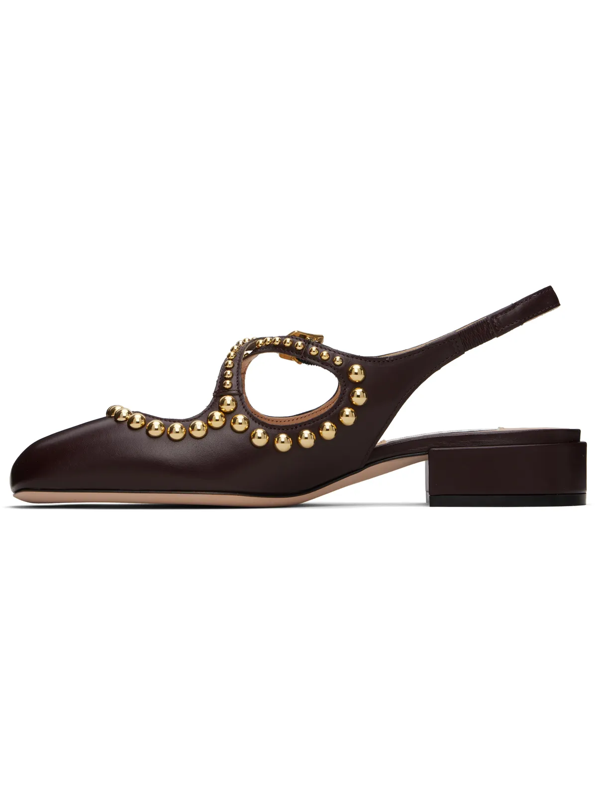 Bally ブラウン Ballyrina スリングバックヒール - 画像3
