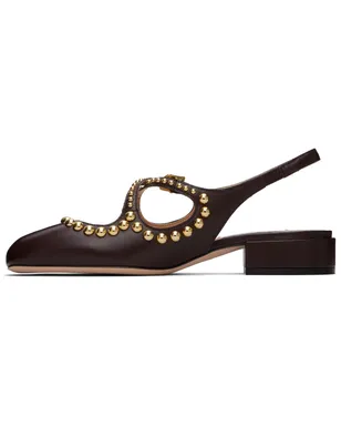 Bally ブラウン Ballyrina スリングバックヒール - サムネイル3