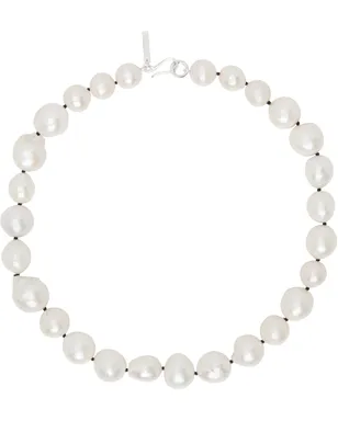 Sophie Buhai ホワイト Pearl Moon Collar チョーカー - サムネイル1