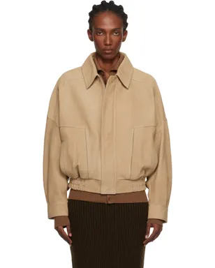 Nour Hammour Dalma Relaxed ヌバック スエードジャケット - サムネイル1