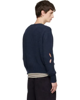 Stefan Cooke Slashed シャギー セーター - サムネイル3