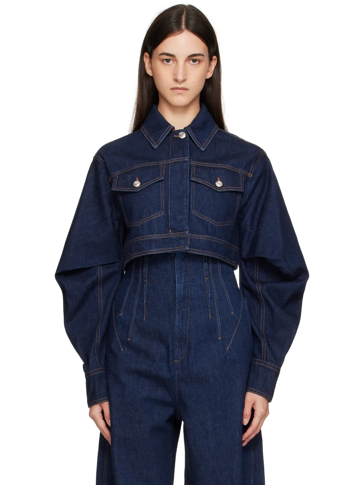 Sportmax Sir デニムジャケット - 画像1