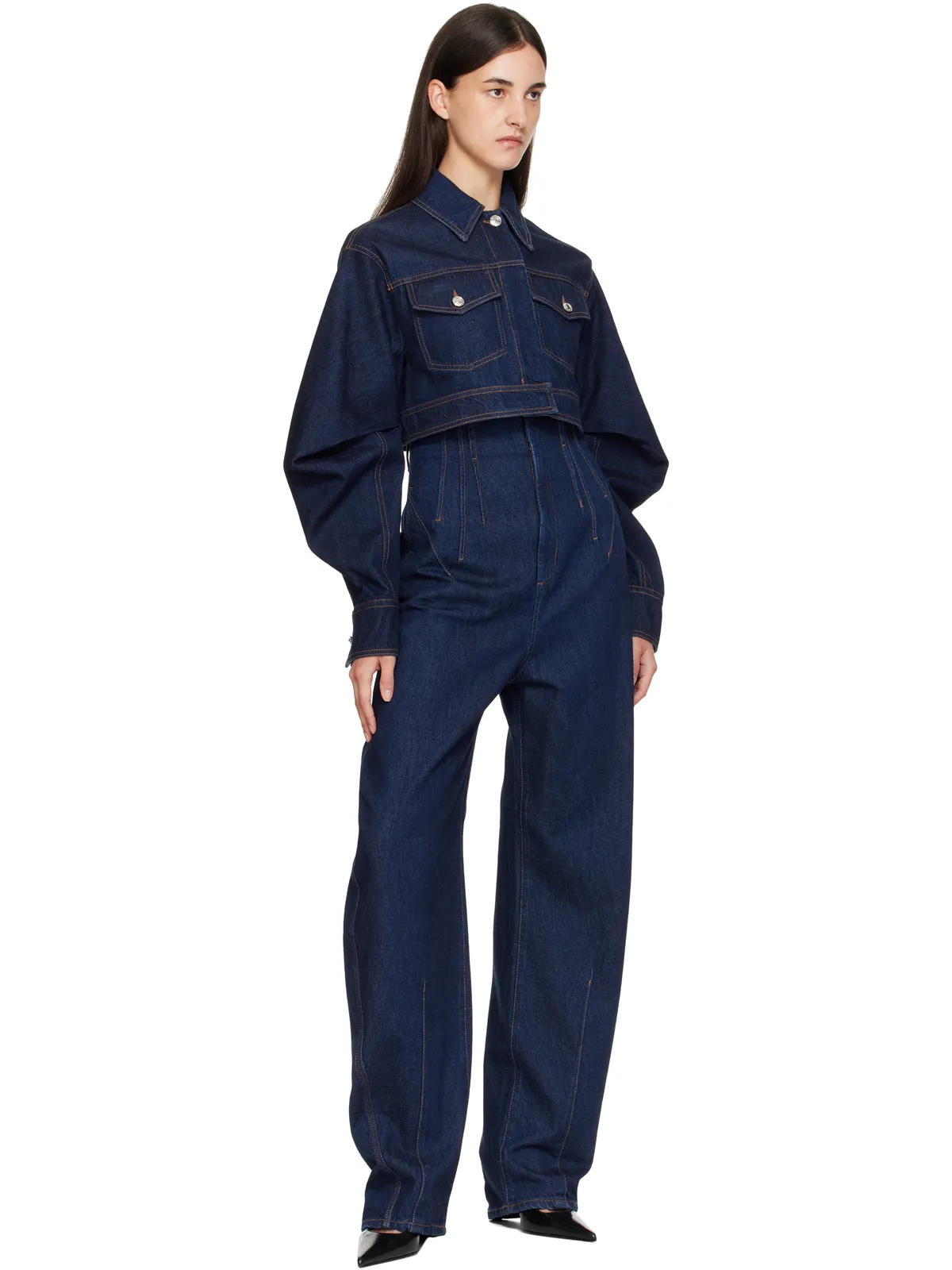 Sportmax Sir デニムジャケット - 画像4
