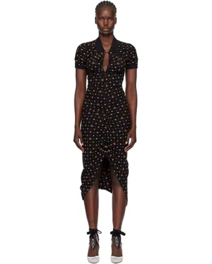 Vivienne Westwood Printed Piquet Pulling ミディアムワンピース - サムネイル1