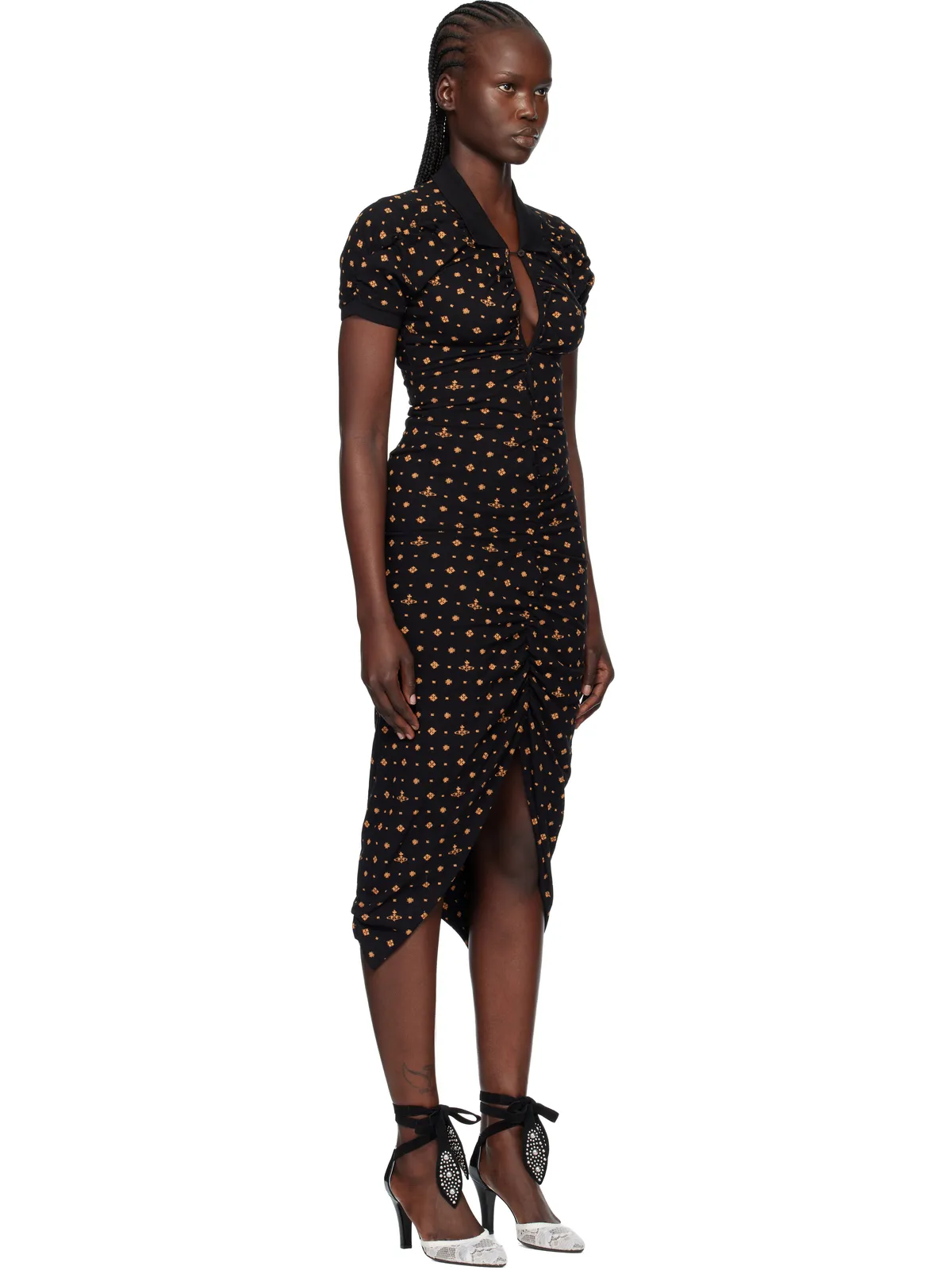 Vivienne Westwood Printed Piquet Pulling ミディアムワンピース - 画像2