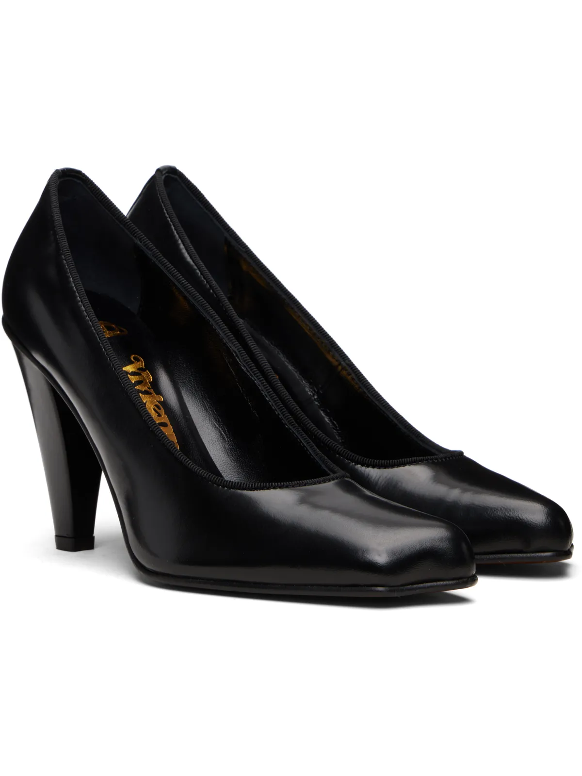 Vivienne Westwood ブラック Power Court ヒール - 画像4