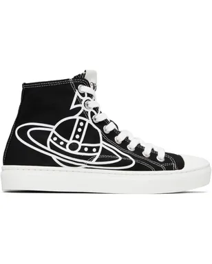 Vivienne Westwood Plimsoll キャンバス ハイカットスニーカー - サムネイル1
