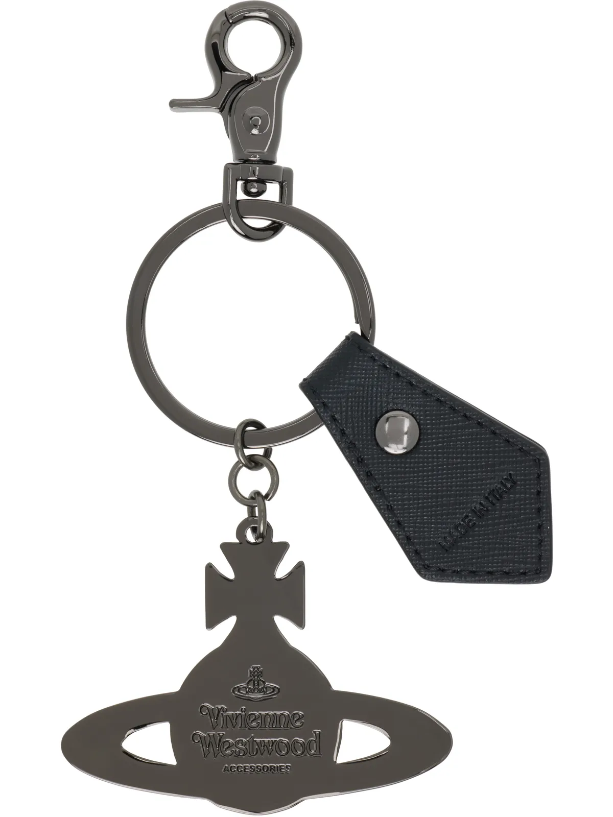 Vivienne Westwood Hammered Orb サフィアーノ キーホルダー - 画像2