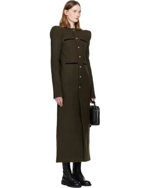 LAURA ANDRASCHKO Pagoda Loden Maxi コート - サムネイル2