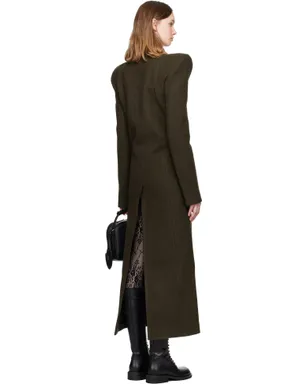 LAURA ANDRASCHKO Pagoda Loden Maxi コート - サムネイル3