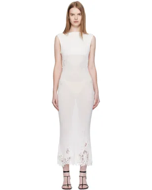 Christopher Esber Hibiscus Embroidered リブ ミディアムドレス - サムネイル1