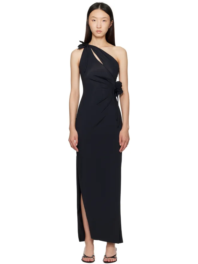 Coperni Coperni アシンメトリー フラワー マキシドレスの商品画像
