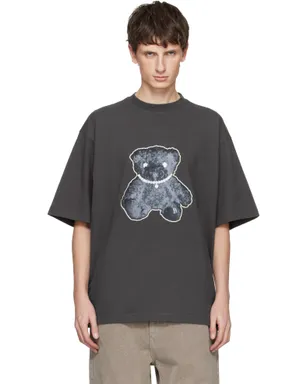 WE11DONE Pearl Necklace Teddy Tシャツ - サムネイル1