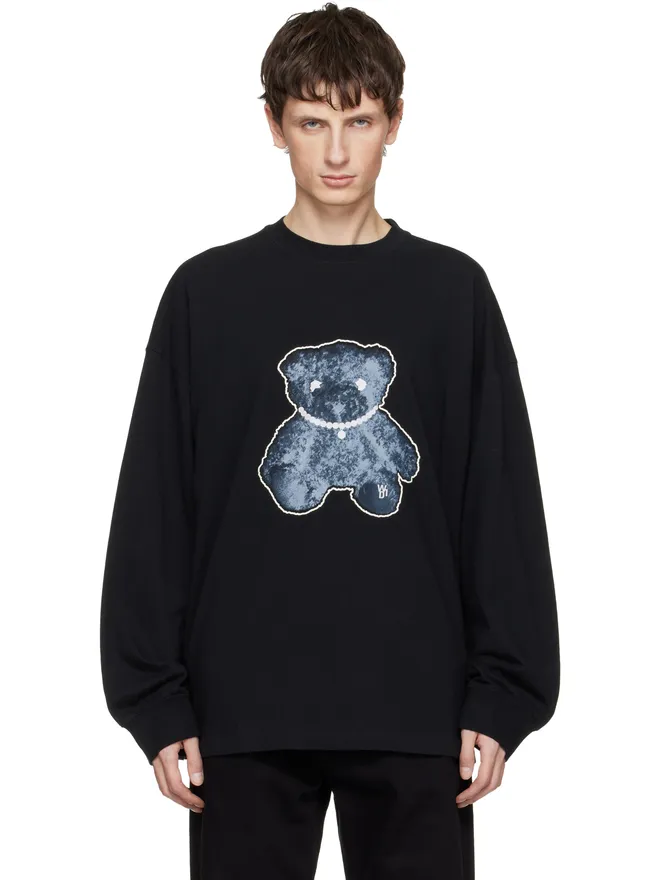 WE11DONE WE11DONE Pearl Necklace Teddy 長袖Tシャツの商品画像