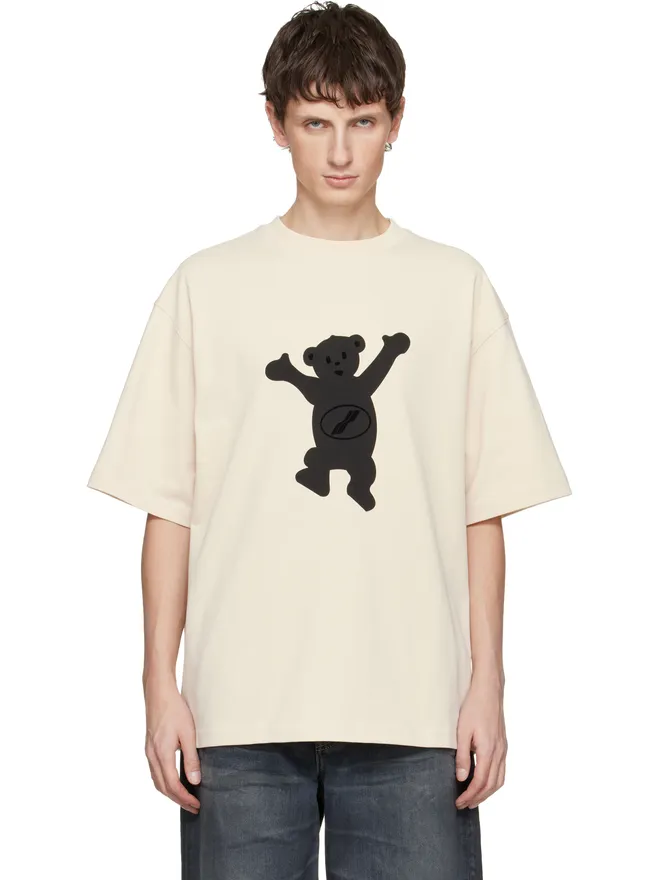 WE11DONE WE11DONE Logo Teddy Tシャツの商品画像