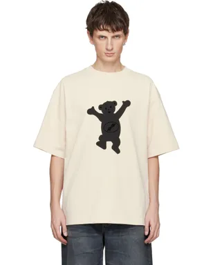 WE11DONE Logo Teddy Tシャツ - サムネイル1
