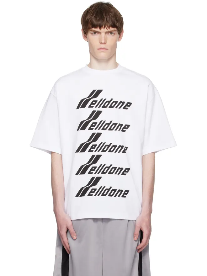 WE11DONE WE11DONE 'WELLDONE' Front Logo Tシャツの商品画像