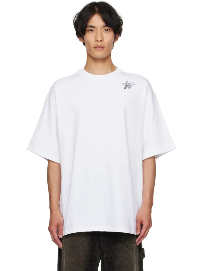 WE11DONE WE11DONE Cotton 'WD' ロゴ Tシャツの商品画像