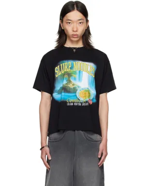 LU'U DAN Slurp Noodles ボックス Tシャツ - サムネイル1