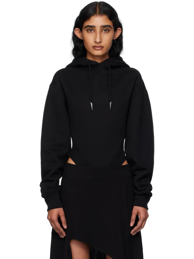 Mugler Mugler フリース フード付き ボディスーツの商品画像