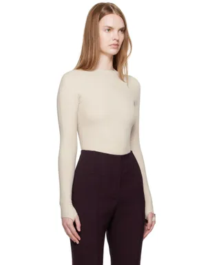 Mugler Shoulder Logo ボディスーツ - サムネイル2