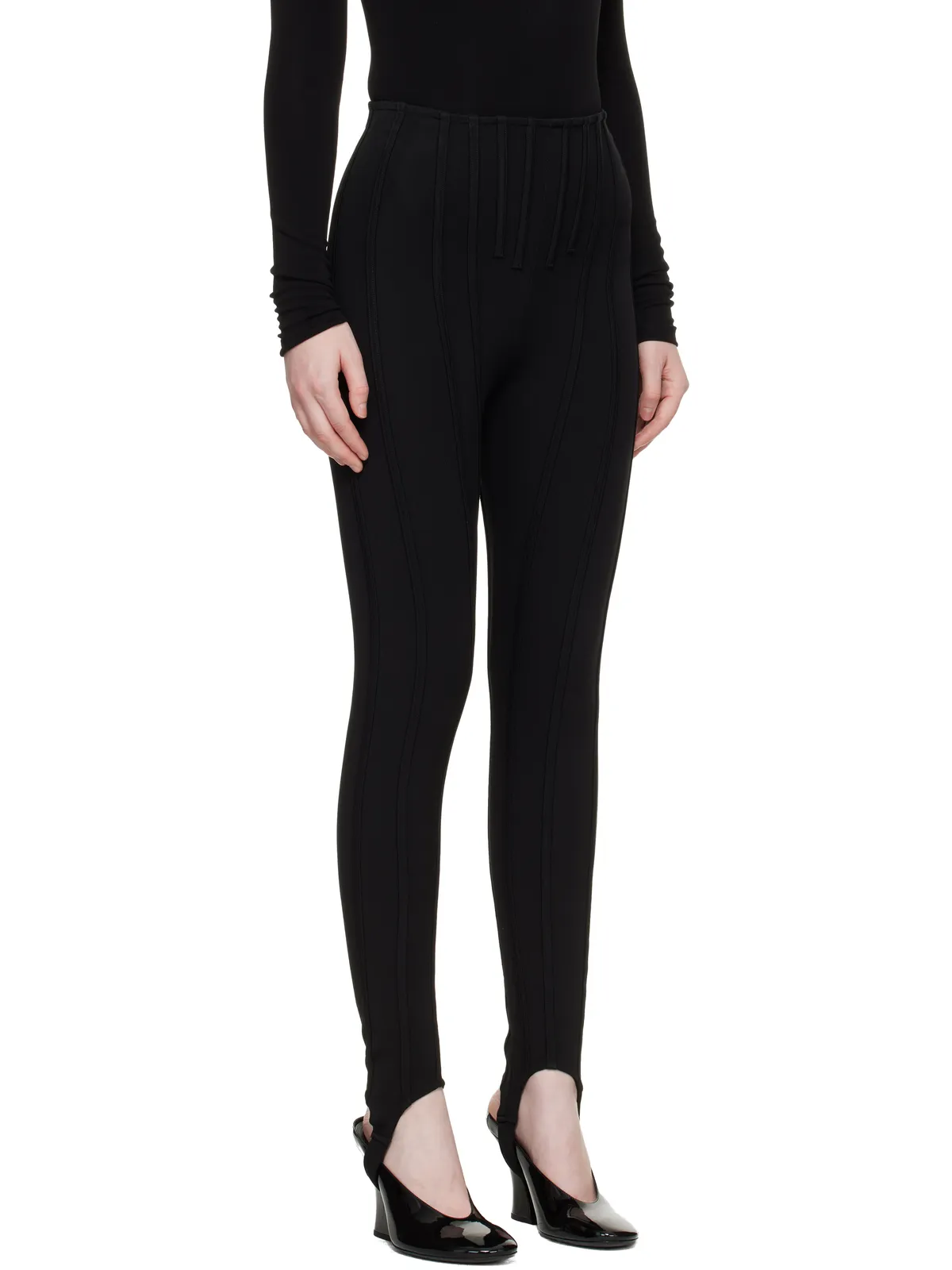 Mugler Jersey Milano レギンス - 画像2