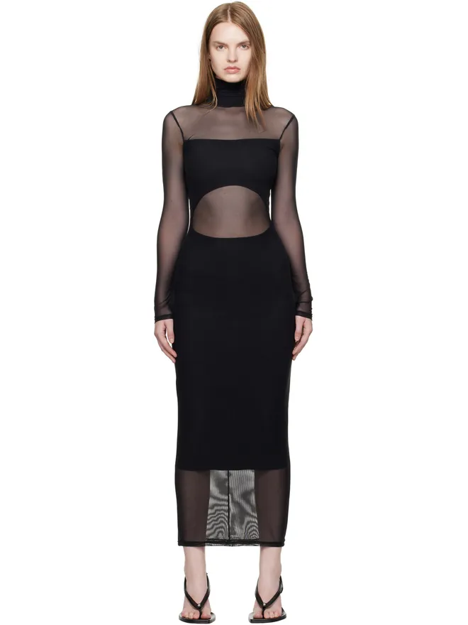 Mugler Mugler Illusion ミディアムワンピースの商品画像