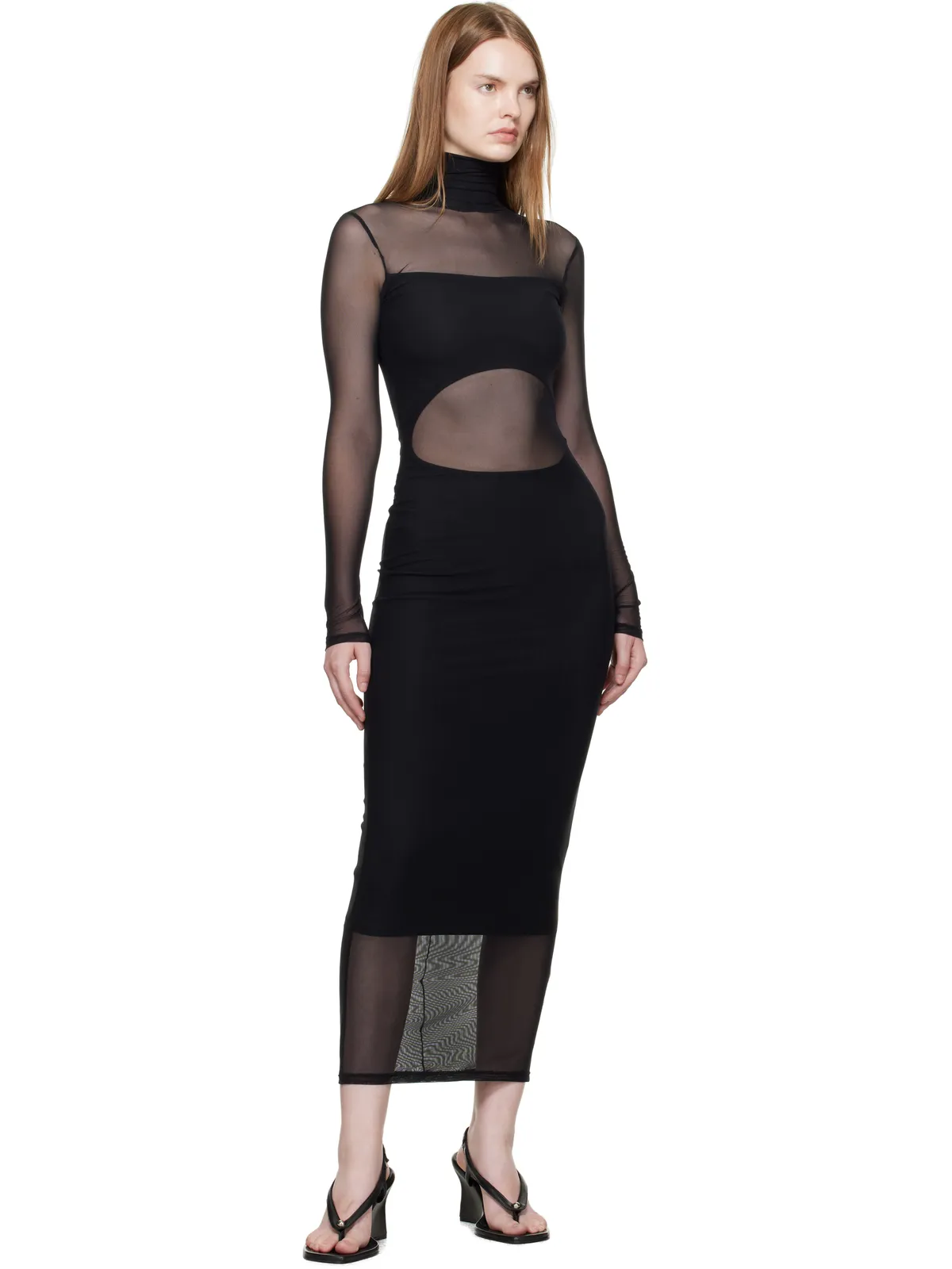 Mugler Illusion ミディアムワンピース - 画像4