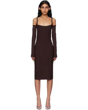 Mugler ニット ミディアムワンピース - サムネイル1