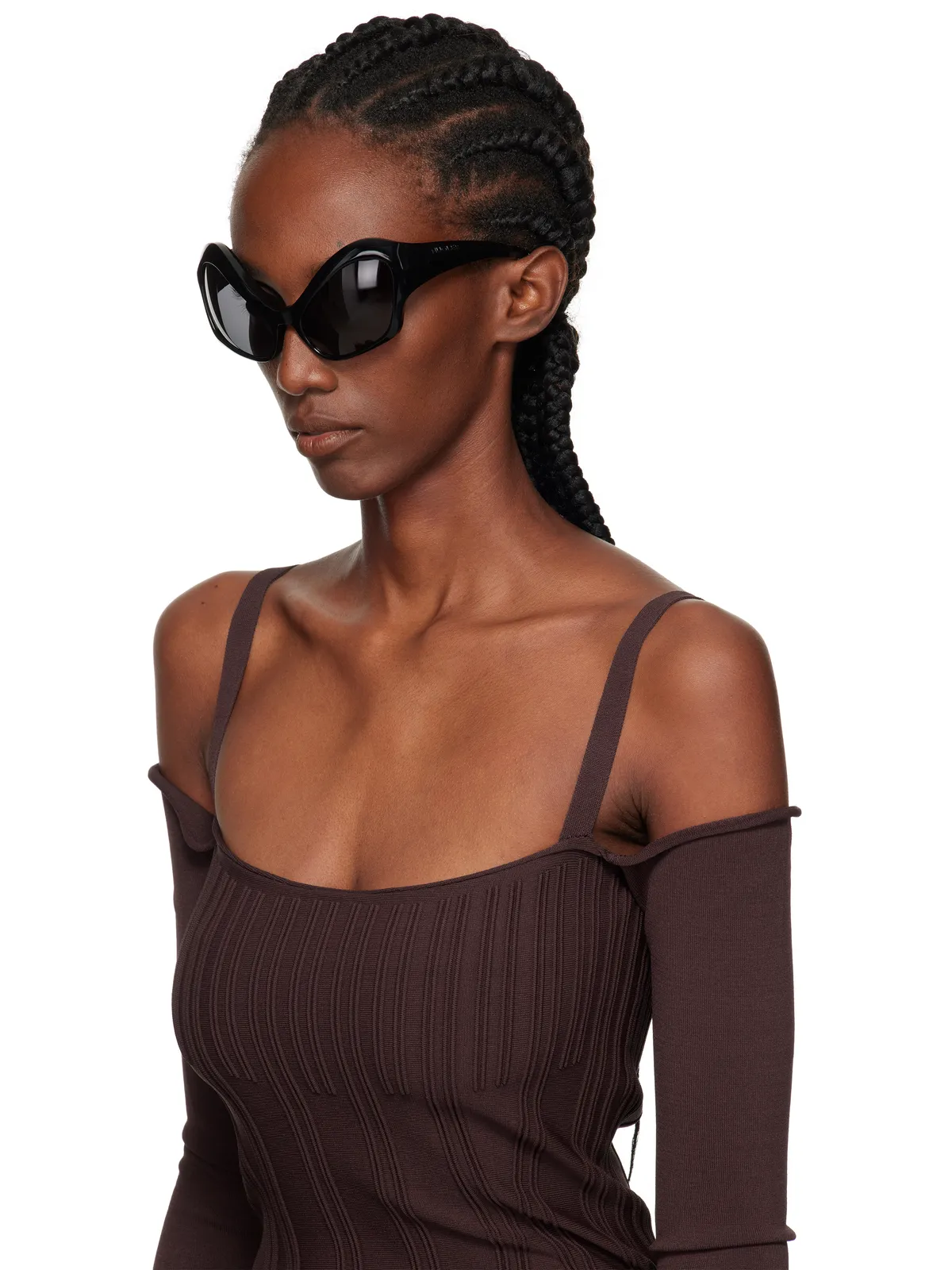 Mugler キャットアイサングラス - 画像4